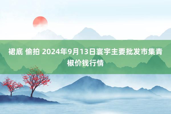 裙底 偷拍 2024年9月13日寰宇主要批发市集青椒价钱行情