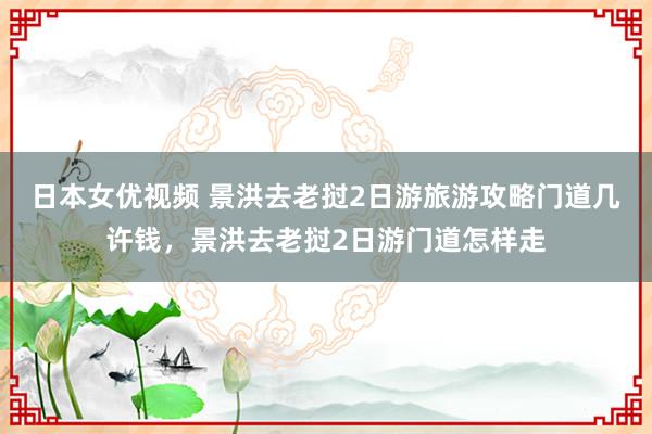 日本女优视频 景洪去老挝2日游旅游攻略门道几许钱，景洪去老挝2日游门道怎样走