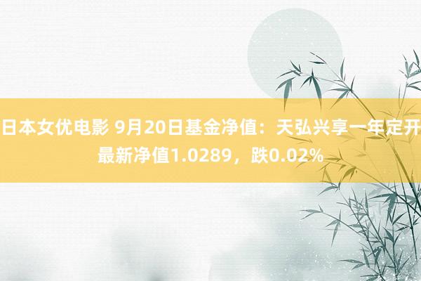 日本女优电影 9月20日基金净值：天弘兴享一年定开最新净值1.0289，跌0.02%