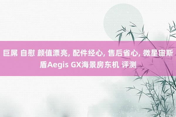 巨屌 自慰 颜值漂亮， 配件经心， 售后省心， 微星宙斯盾Aegis GX海景房东机 评测