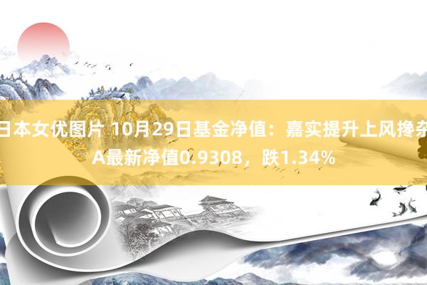 日本女优图片 10月29日基金净值：嘉实提升上风搀杂A最新净值0.9308，跌1.34%