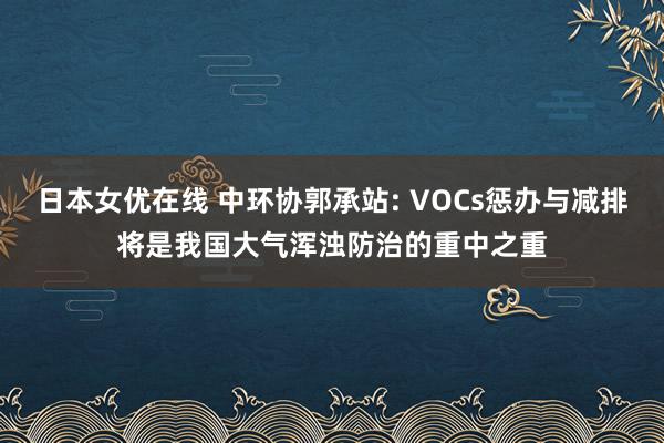 日本女优在线 中环协郭承站: VOCs惩办与减排将是我国大气浑浊防治的重中之重