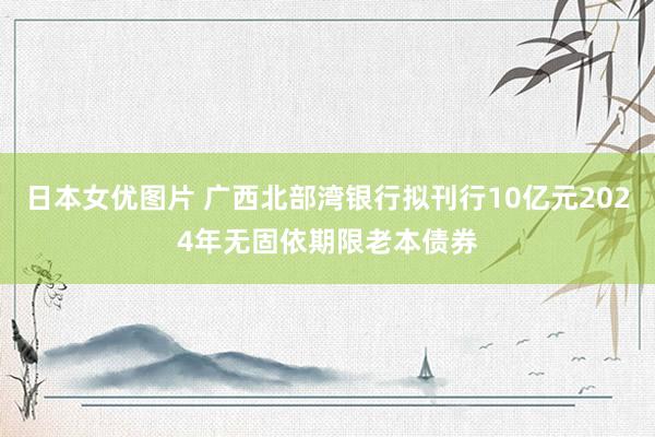 日本女优图片 广西北部湾银行拟刊行10亿元2024年无固依期限老本债券