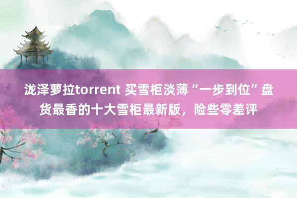 泷泽萝拉torrent 买雪柜淡薄“一步到位”盘货最香的十大雪柜最新版，险些零差评